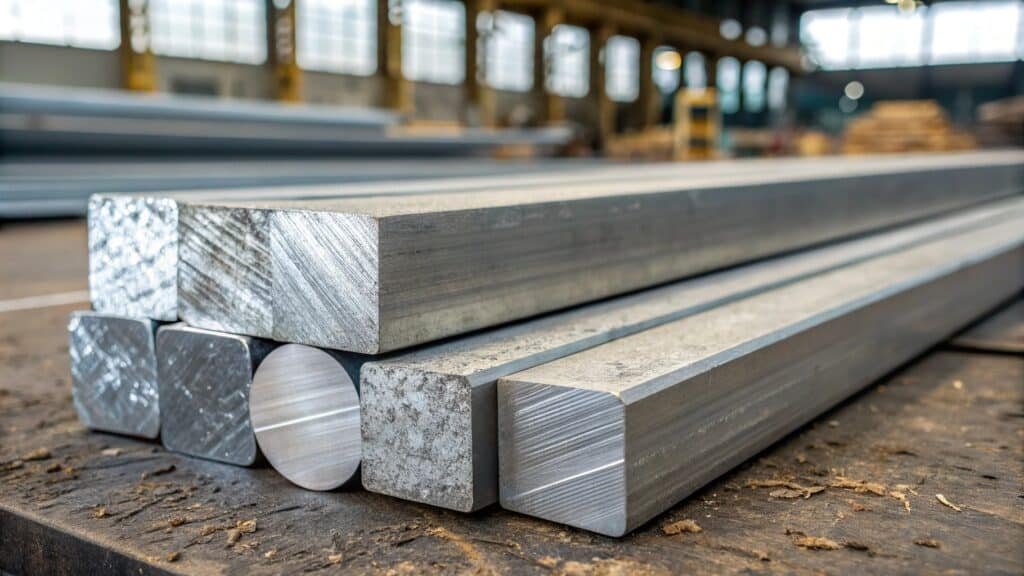 Microscopic image overlay showing how precipitates (dots) and solute atoms (distorted lattice) block the path of a moving dislocation line within an aluminum matrix.